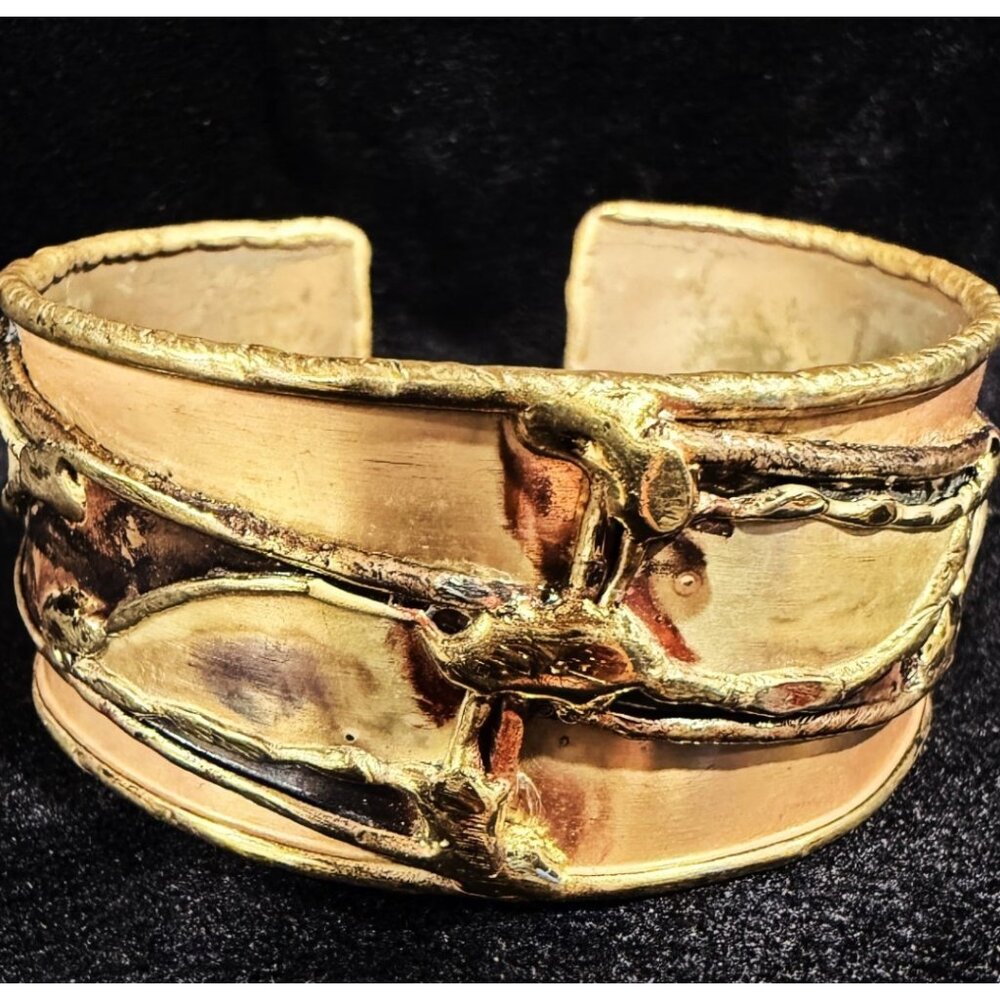 Creative Copper South African Bracelet Adjustable Gold & Copper Tone